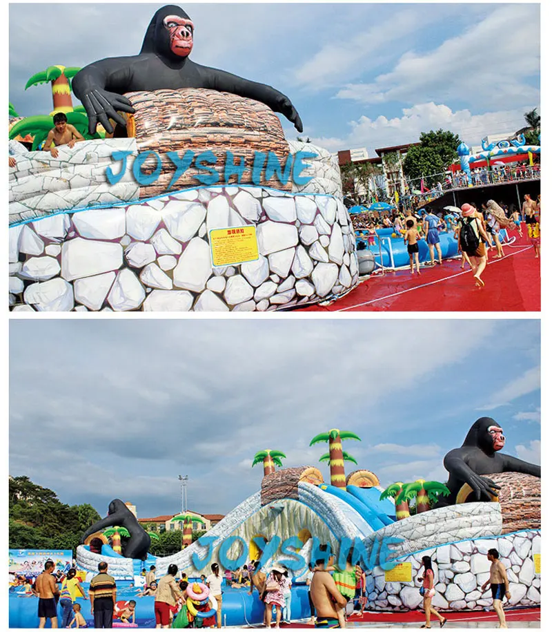 Backyard Water Play Amusement Playground Commercial Water Parks Slide Pool Equipment Kids Adult Outdoor Inflatable Water Park