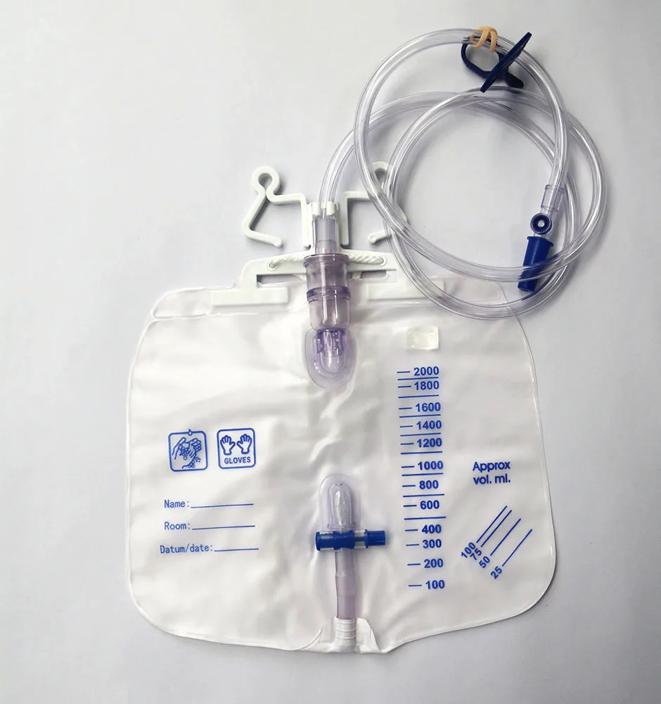 Hospital Supplies Luxury Urine Collection Bag 2000ml With Universal ...