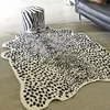 Special Shape Animal Snow Leopard Print Rugs