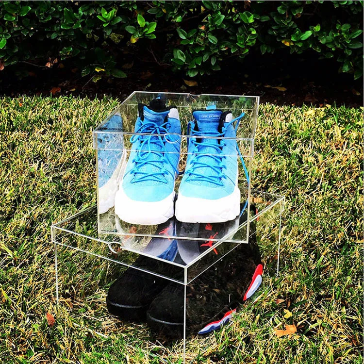 Acrylic Shoe Display Stand Storage Box For Luxury Shoe Box Buy