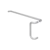 M10X Solid Push Bar and Pull Handle Set Dark Bronze Anodized