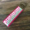 High quality cotton webbing key ring women's key holder wristlet keychain key chain custom