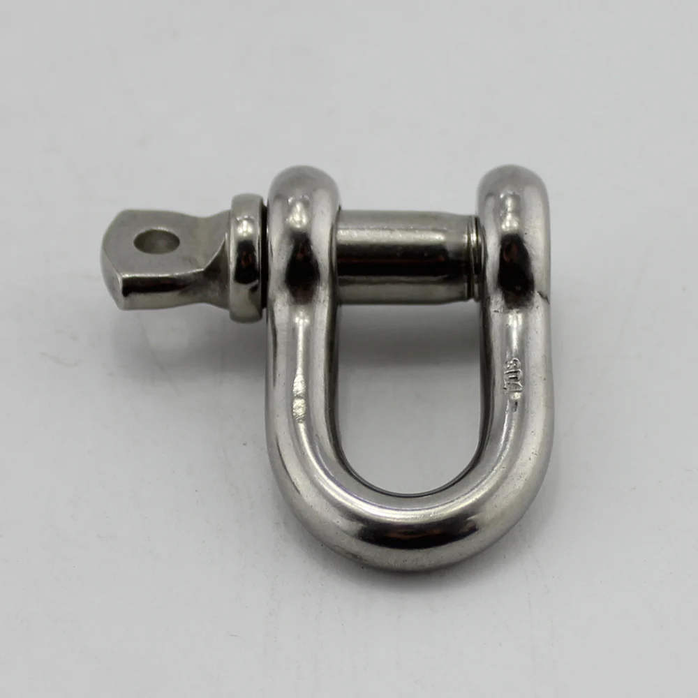 High Quality SS304/316 Captive Screw Pin US Type D Shackle