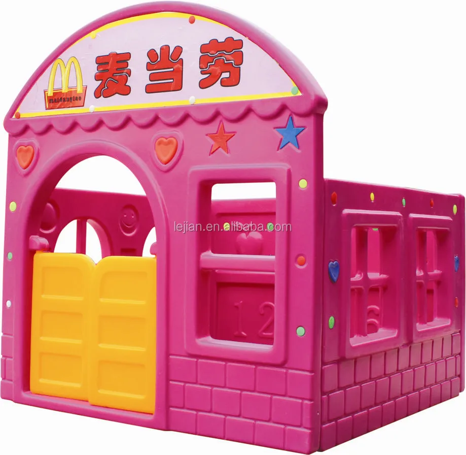 children playground equipment plastic house customized