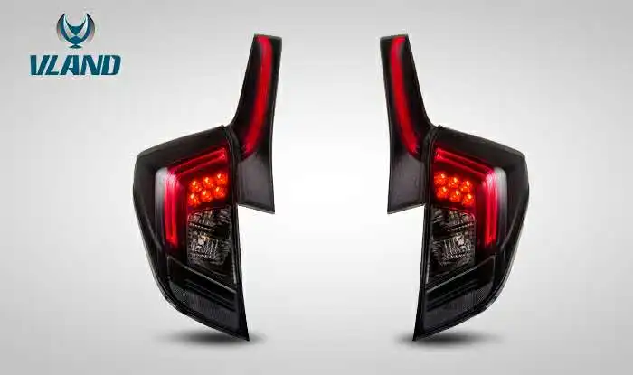 China VLAND factory for Car Tail lamp for FIT Taillight 2014 2015 2016 2017 2018 For Jazz LED Rear lamp wholesale price