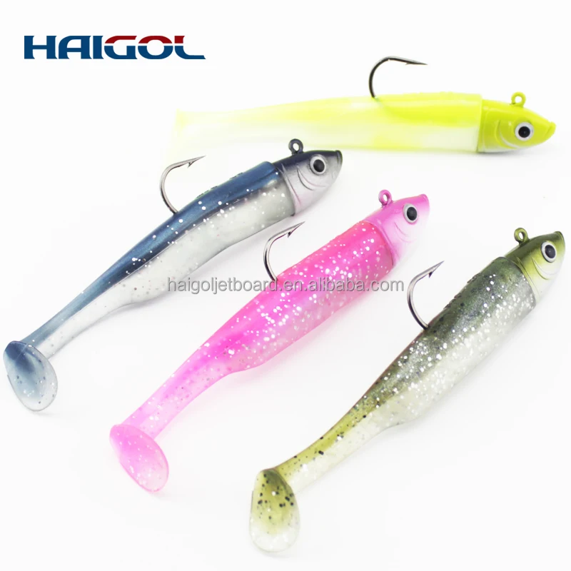Artificial Fishing Lures with JIG Head