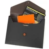 Standard Number Leatherette File Folder (Black) for Files and Documents (A4)