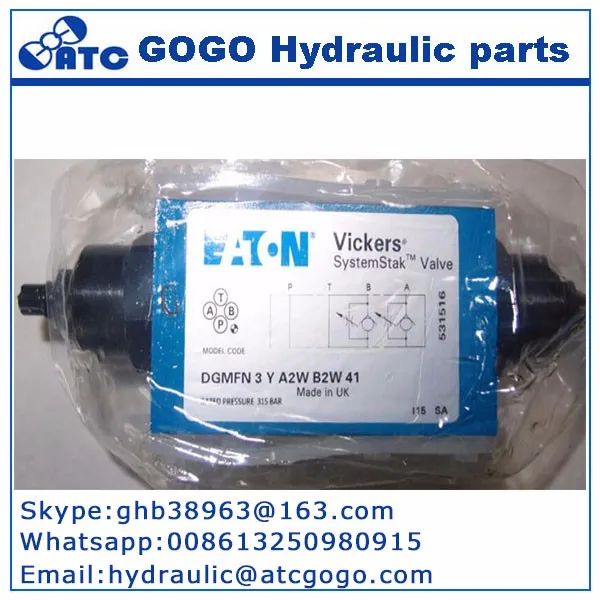 Details about   Vickers DGMFN-3-Y-B2W-41 System Stacks Flow Restrictor Valve 