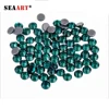 cheap High quality emerald ss30 Korea lead free hot fix rhinestone with strong flatback