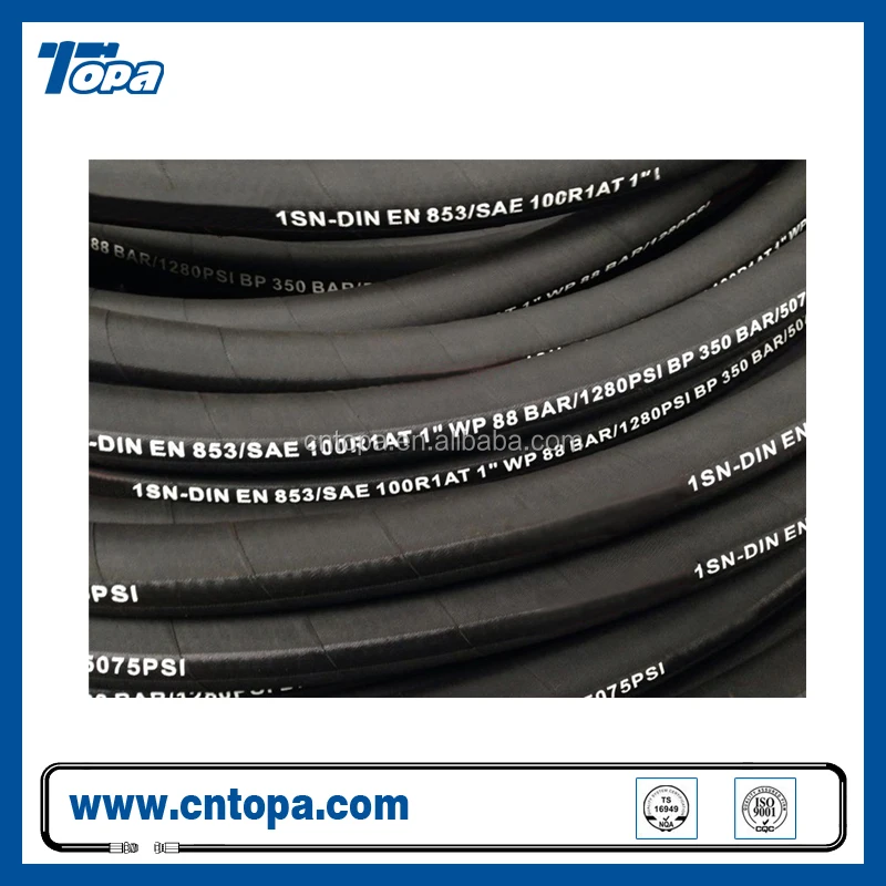 Rubber Hose R1/r2/r3/r5/r15 Steel Wire Braided Hydraulic Hose Pipe