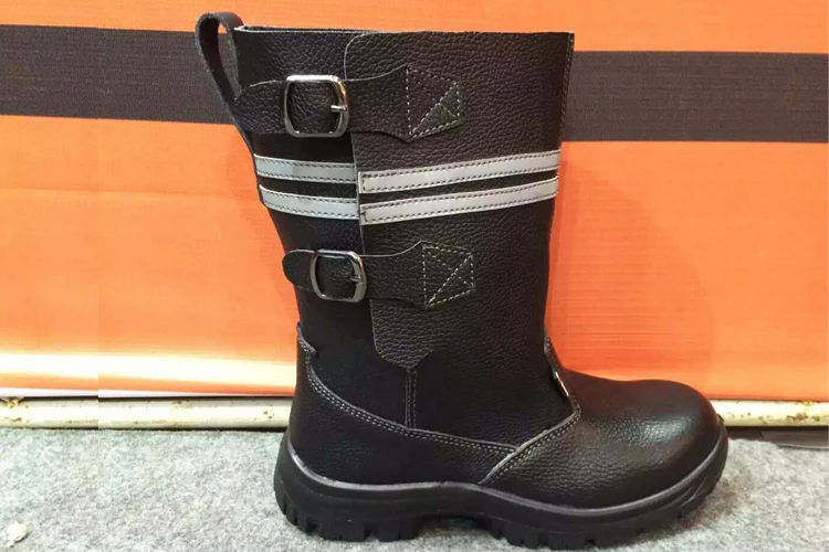 High Cut Farmer Labour Work Boots Oil Acid Resistant Oil And Gas Filed