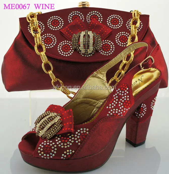 Me0067 Wine Whoel 2017 Italian Matching Shoes And Bags In Me0067 Wine Whoel 2017 Italian Matching Shoes And Bags In China Fashion Elegant Match