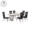 UK standard dining table with marble top wholesale price