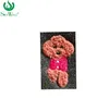 Pet dog chenille embroidered custom design sew on notebook surface