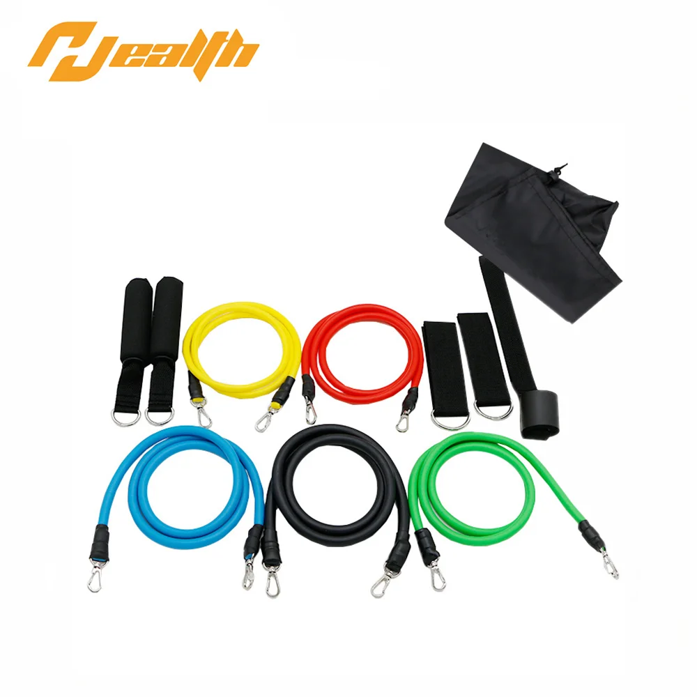 Customized Resistance Band Set With 5 Levels Buy Resistance Band Set,Resistance Bands