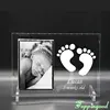 Sleeping Baby Picture Glass Photo Frame For Family Table Decoration