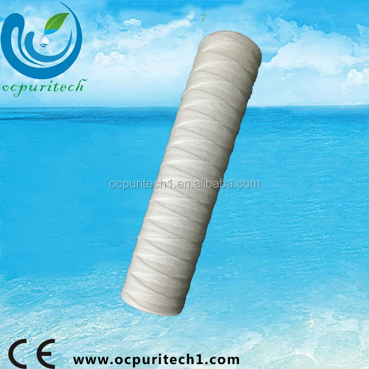 1-20 micron pp string wound filter cartridge for industrial filter cartridge