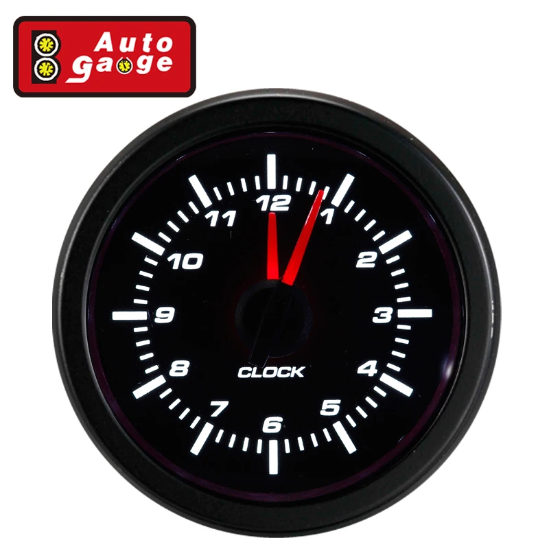 52 Mm Clear Lens Vehicle Clock Gauge Buy Car Clock,52 Mm Car Clock