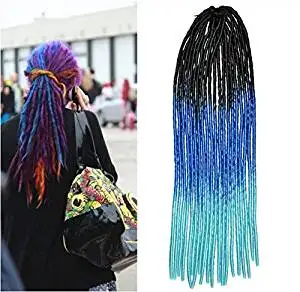 Buy Bestroyalhair Off Black To Royal Blue To Aqua Three Colors