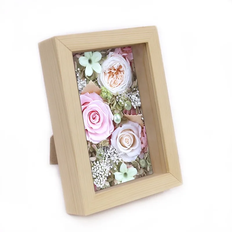 3d Square Wooden Shadow Box 12x12 Or Custom / Wooden Photo Frames