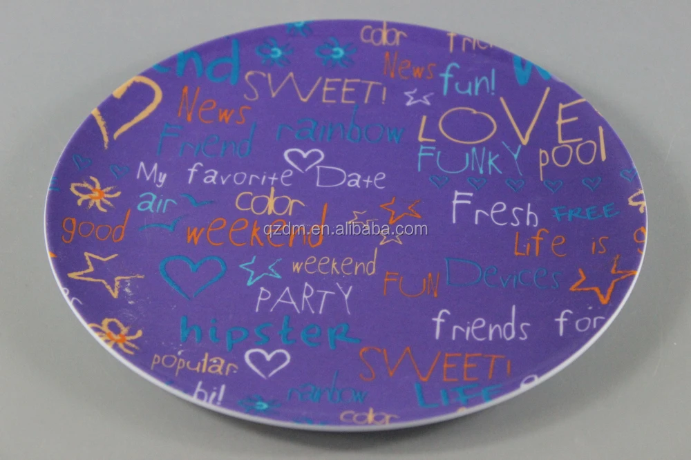 Creative Design Melamine Plates And Dishes For Sale