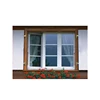 Aluminum sliding window and window guard design windows
