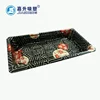 Degradable plastic sushi box food container packaging tray