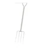 4 prongs garden carbon digging fork with handle F107MY
