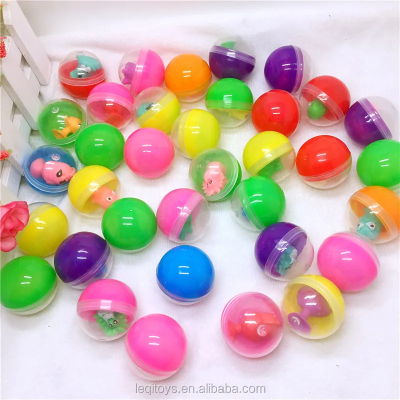 3.2cm Diameter Colorful Plastic Ball Capsules With Toys Inside For ...