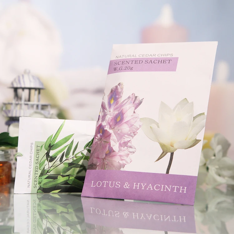 18 Pack Lavender Sachets Bag Dried Flower Sachet for Home Fragrance Fuchsia Bags 