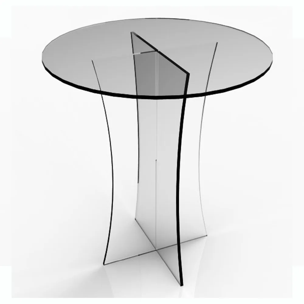 Cheap Acrylic Breakfast Coffee Round Table Computer Desk Buy Round