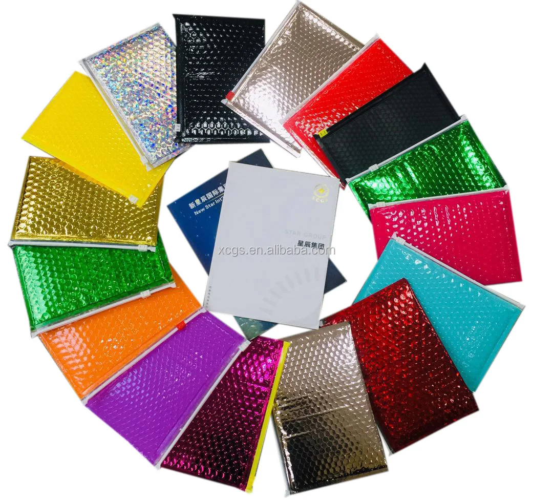 Free Sample Shock Resistant Packaging Bubble Mailers Customize Shipping