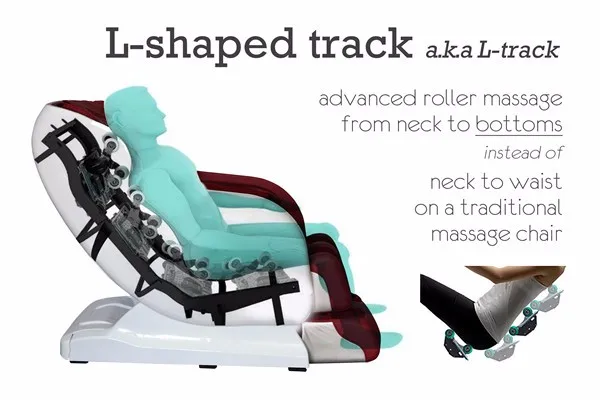 Modern fashion l shape massage chair/4d massage chair with certificate