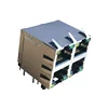 3MJDT-22889T-11E Without Magnetics With LED Modular jack 2x2 RJ45 Socket