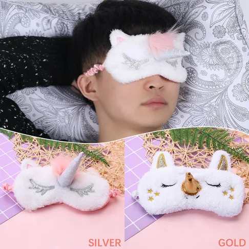Sleep Unicorn Mask Eye Shade Cover Aid for Girl Kid Teen Blindfold Selling Sale