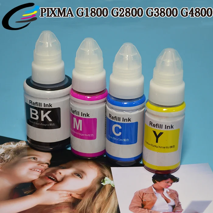 High Quality GI-490 Ink for Canon GI-490 Printer Ink G1410 G2410 G3410 Dye Ink