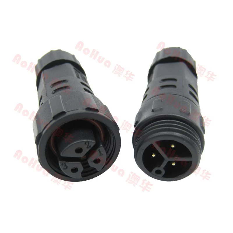 M19 Assembled Ip67 Waterproof Circular Connector Aohua Technology Group 