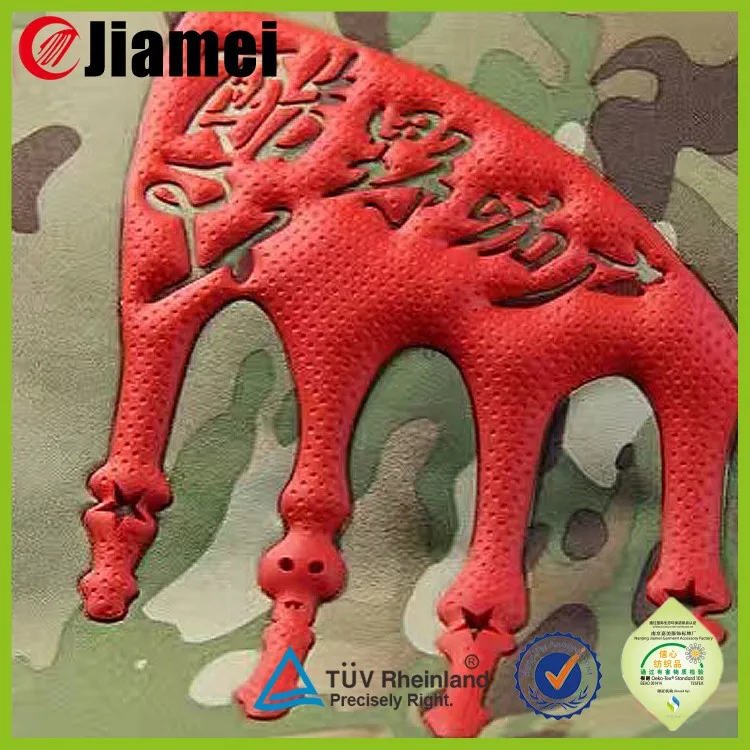 silicone print on fabric