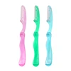 Dedicated eyebrow shaper plastic fold plastic eyebrow razor trimmer