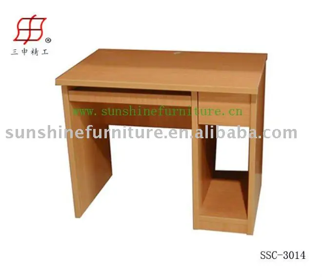 Mdf Wooden Simple Office Working Computer Table Desk View Home