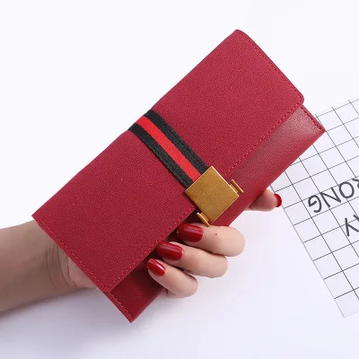 JLB025 искусственная кожа тонкая зажим для денег ручной кошелек