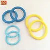 Colored plastic binding rings book ring card rings.