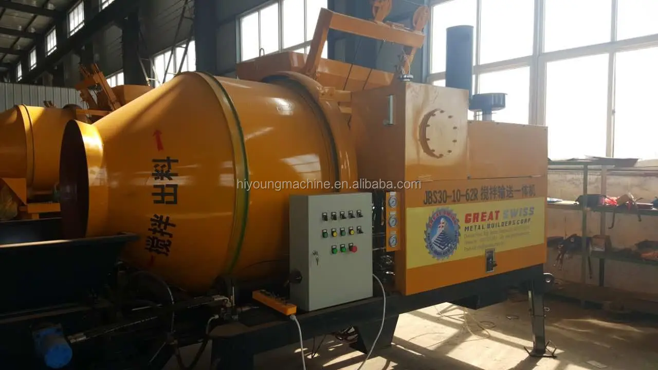 Professional Manufacturer Diesel / Electric Portable Concrete Mixer