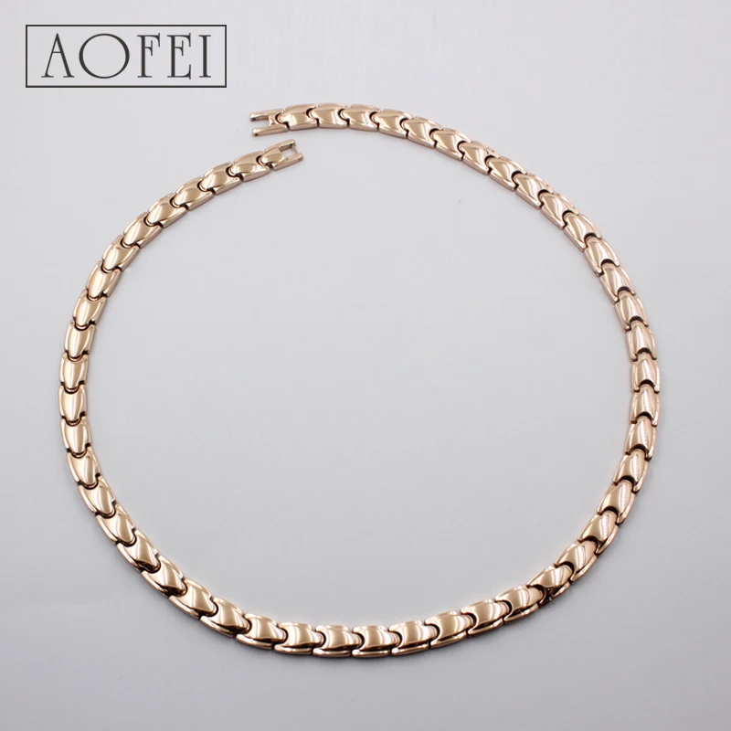 germanium titanium necklace