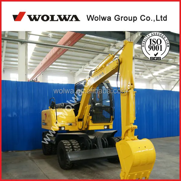 Wheel Excavator Bucket Capacity 0.24 Cubic Meter 6 Ton Buy Wheel