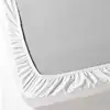 microfiber 90gsm solid color wide elastic queen king fitted sheet