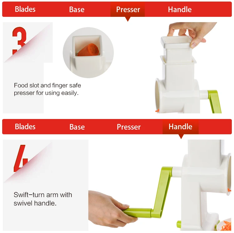 2022 As Seen On Tv Vegetable Slicer Round Manual Vegetable Grater Buy