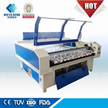 laser held fabric hand keyland roll cutter larger