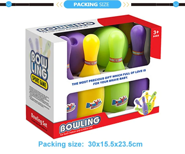 Wholesale mini ball plastic toys pin bowling set for kids.jpg