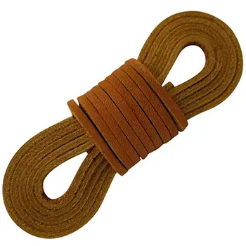 flat leather boot laces